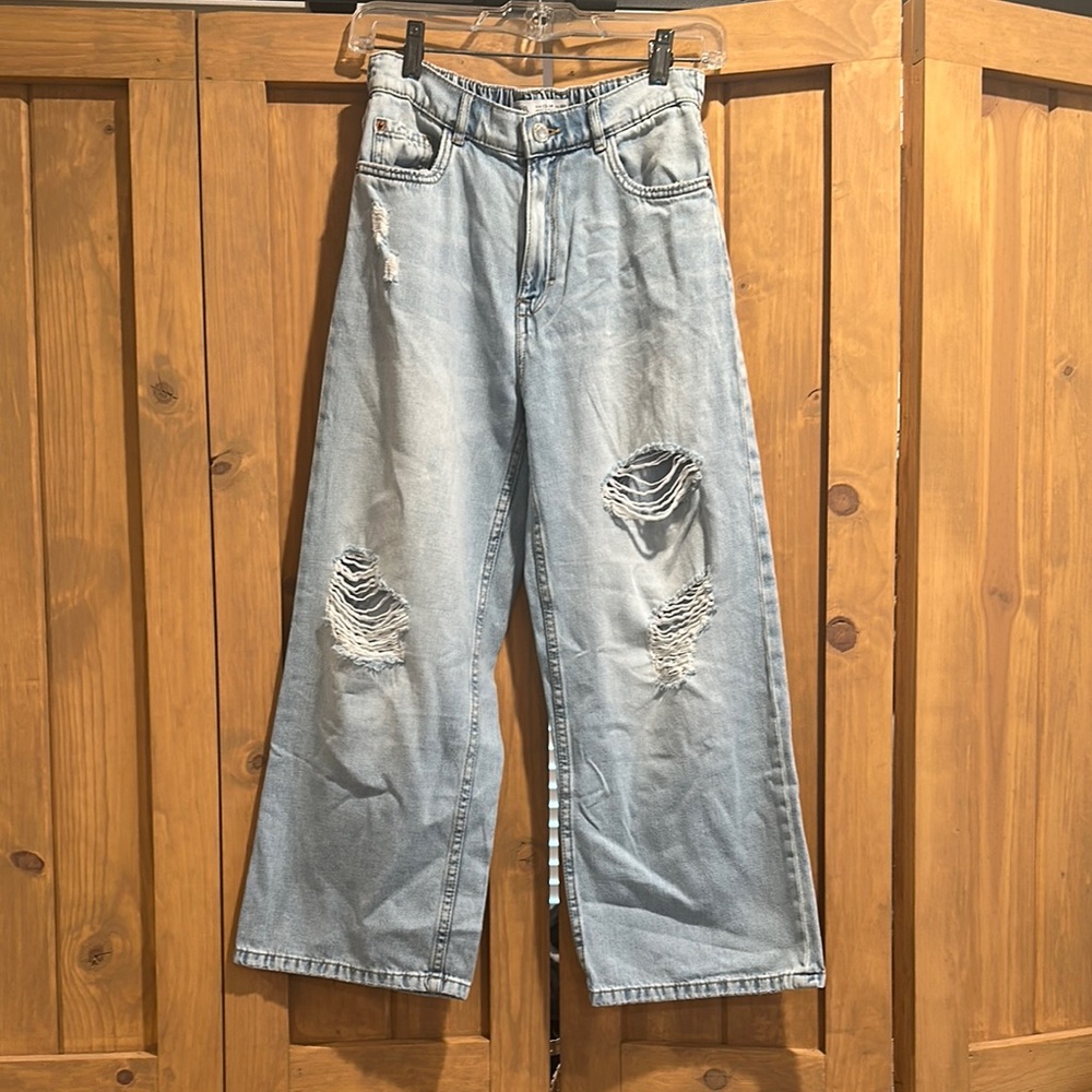 Zara Light Blue Denim Jeans